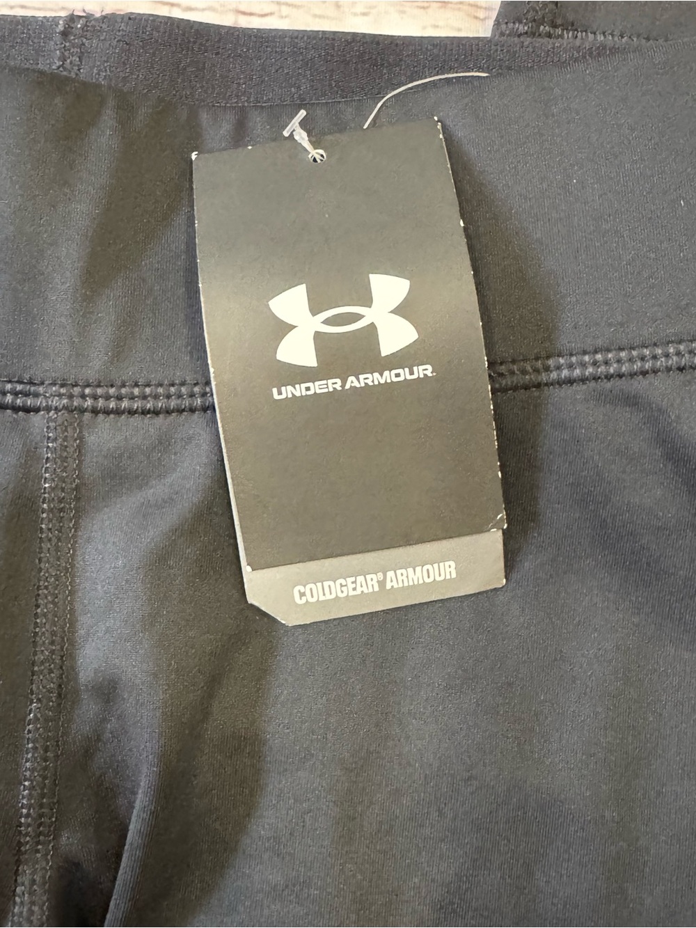 NWT Under Armour UA Women's ColdGear Authentics Leggings in Black Sz XS - Picture 5 of 11